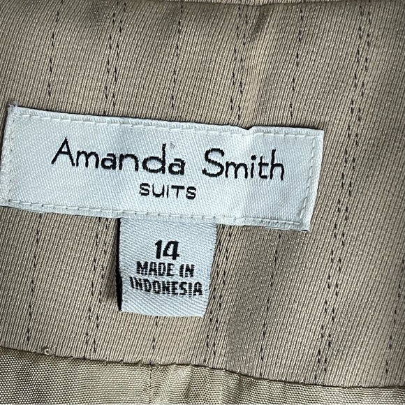 Amanda Smith Vest and Blazer set SZ 14 - Picture 6 of 8